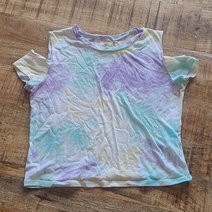 Hollister cold shoulder tee